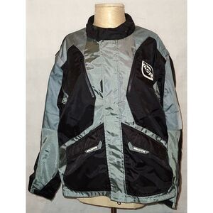 MSR Trans Jak Motorcycle Jacket Mens Small Black/grey.